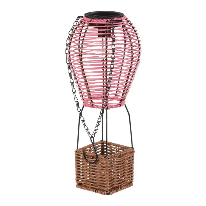 Autronic Solární zahradní lucerna LED PLA113 PINK-S - růžová