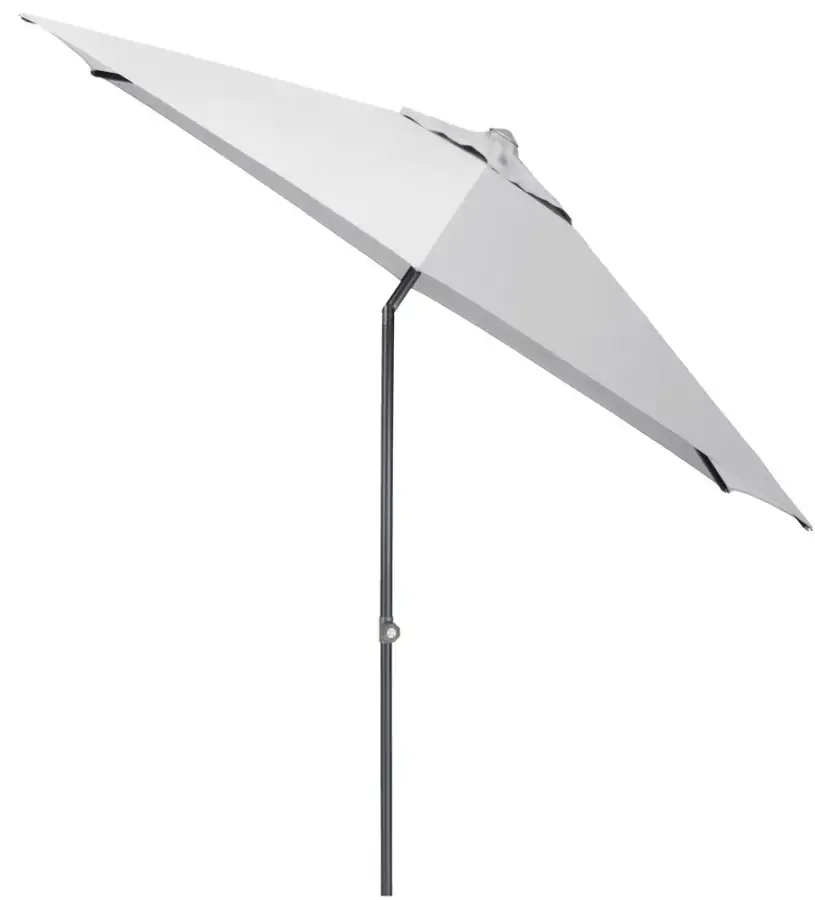 KETTLER Slunečník KETTLER EASY PUSH ø 300 cm - matný antracit/světle šedá - voděodolný