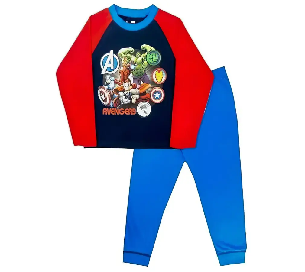 bHome Dětské pohádkové pyžamo Avengers L 7-8 let