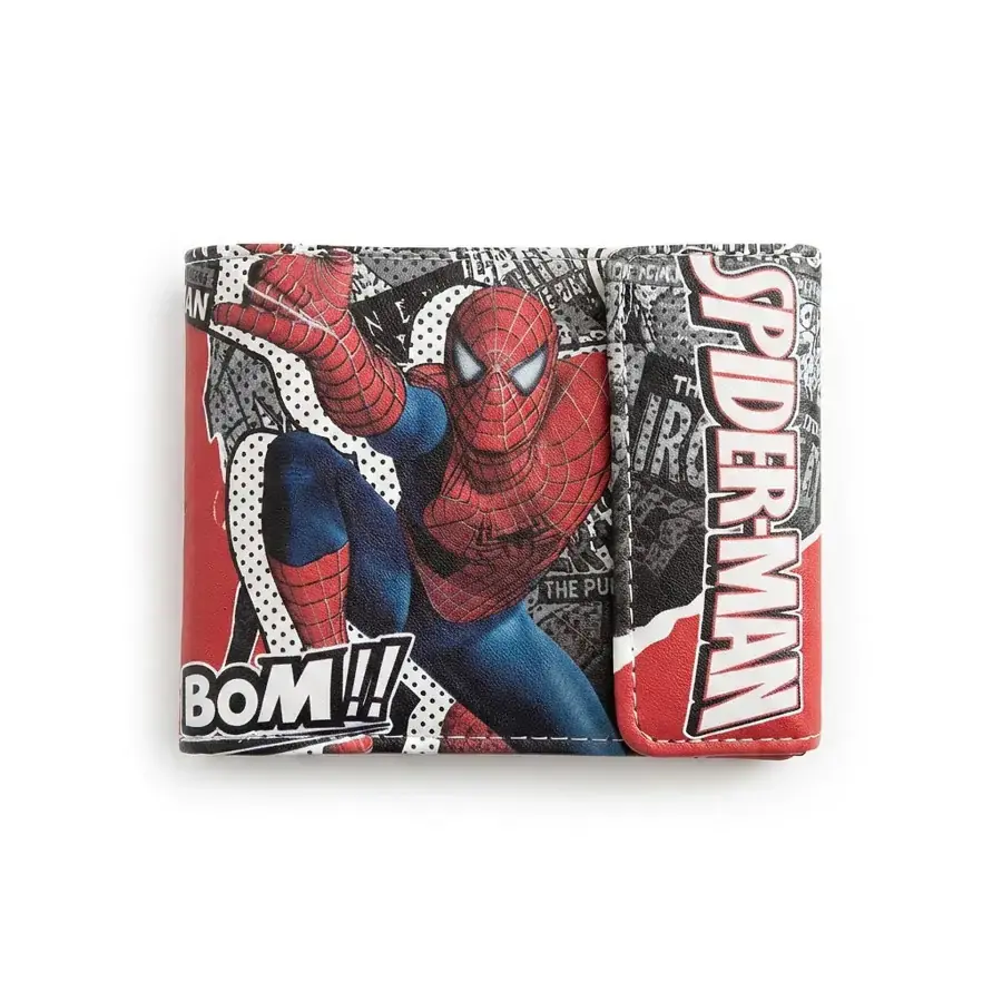 Bagito Dětská peněženka se zapínáním Spiderman Komiks