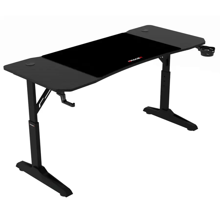 Autronic Herní stůl LT-H1114 BK 140 × 60 cm – carbon