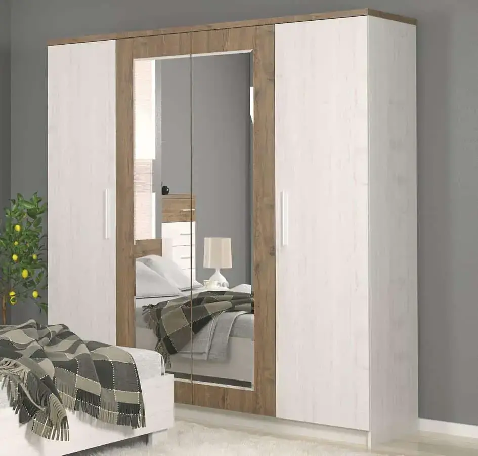 Casarredo Šatní skříň 4D MARKOS andersen/april/zrcadlo