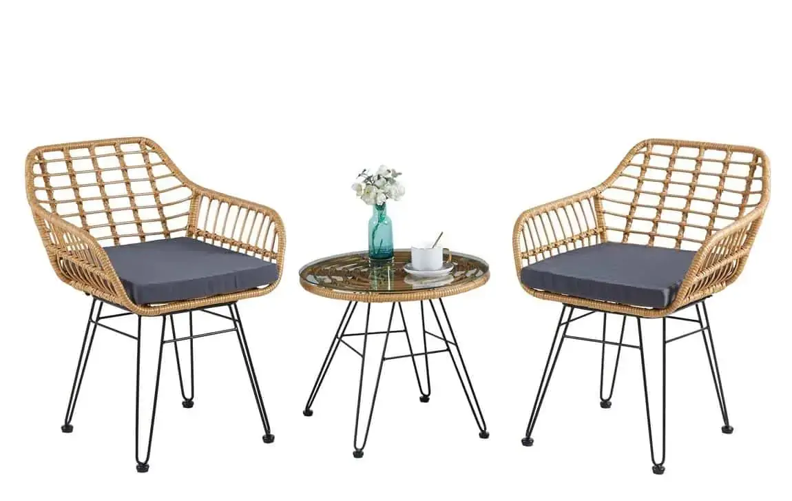 Casarredo Zahradní set VARDEN 2+1 – hnědý