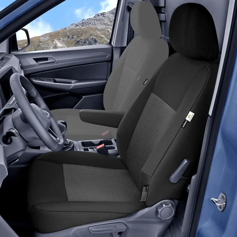 Přesné autopotahy Ford Transit Connect 2022- (řidič, s loketní opěrkou)