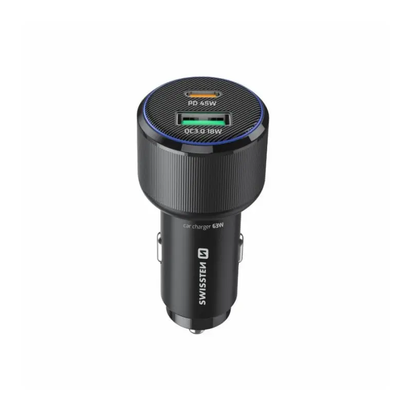 USB adaptér 1x + 1x USB-C (63W)