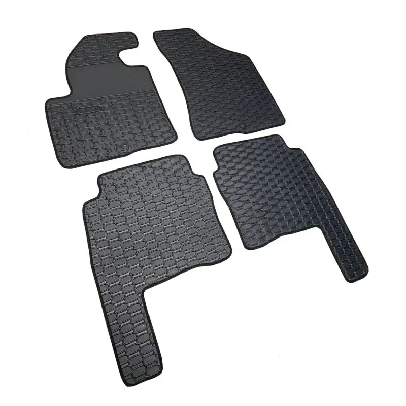 Gumové autokoberce Hyundai Santa Fe 2006-2012 (černé, černá lemovka)