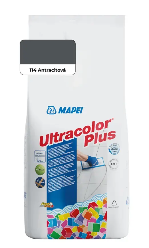 Spárovací hmota Mapei Ultracolor Plus 2 kg 114 antracitová