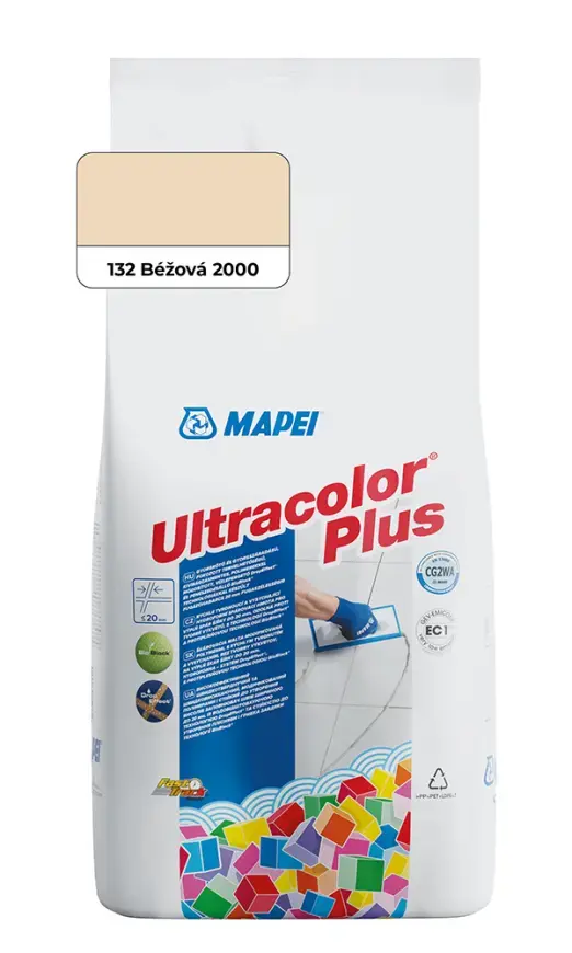 Spárovací hmota Mapei Ultracolor Plus 2 kg 132 béžová