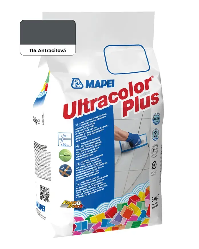 Spárovací hmota Mapei Ultracolor Plus 5 kg 114 antracitová