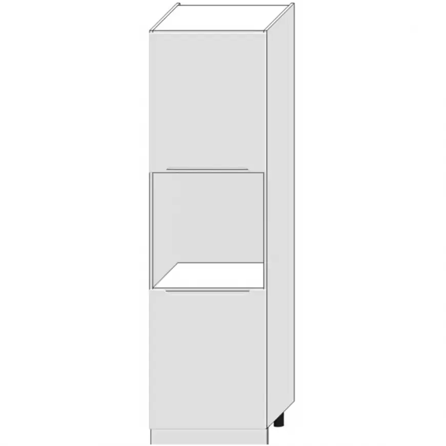 Kuchyňská skříňka Zoya D60pk 2133 Pl bílý puntík/bílá