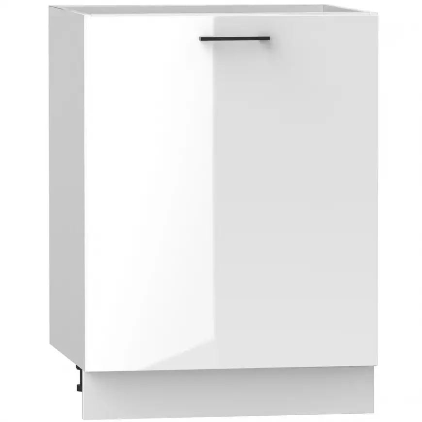Kuchyňská Skříňka Oscar D60pc Pl bílá lesk/bílá