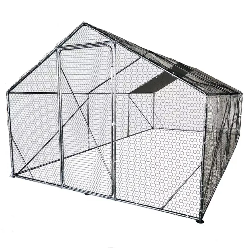 Kovová klec pro drůbež 300x600x220 cm