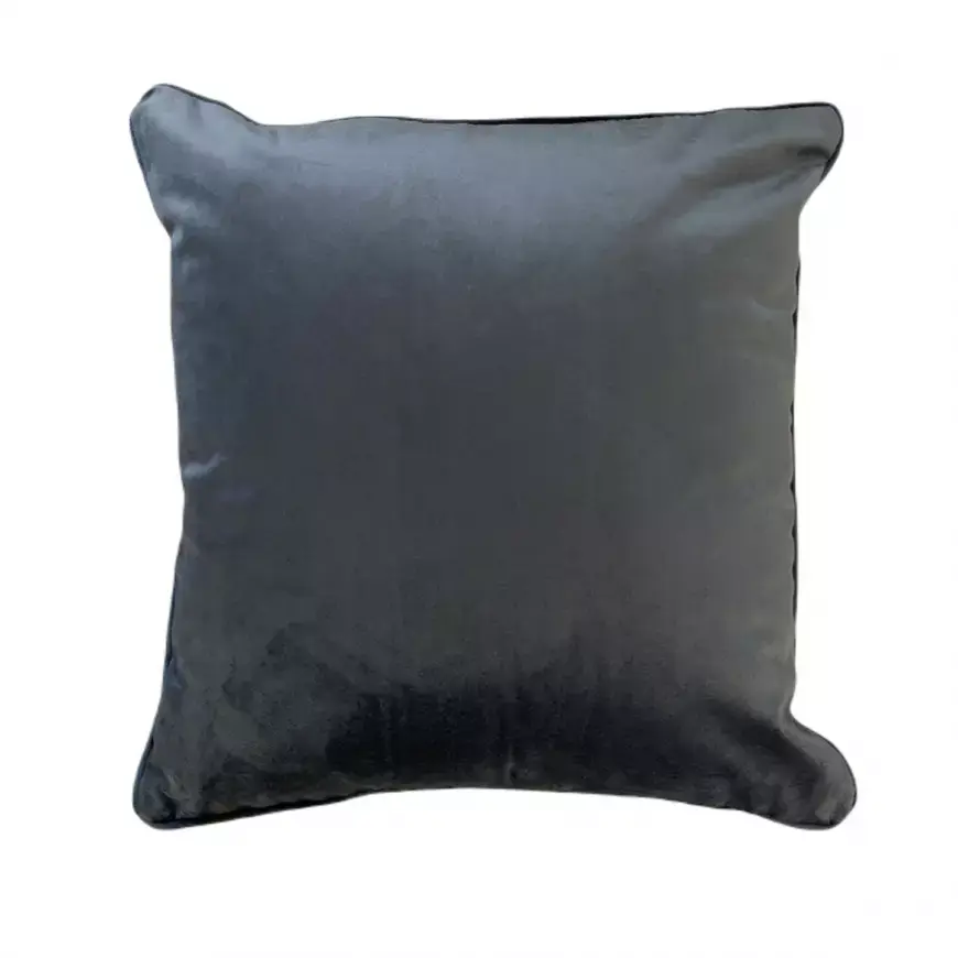 Dekorační polštář Velvet 40x40 tmavá šedá