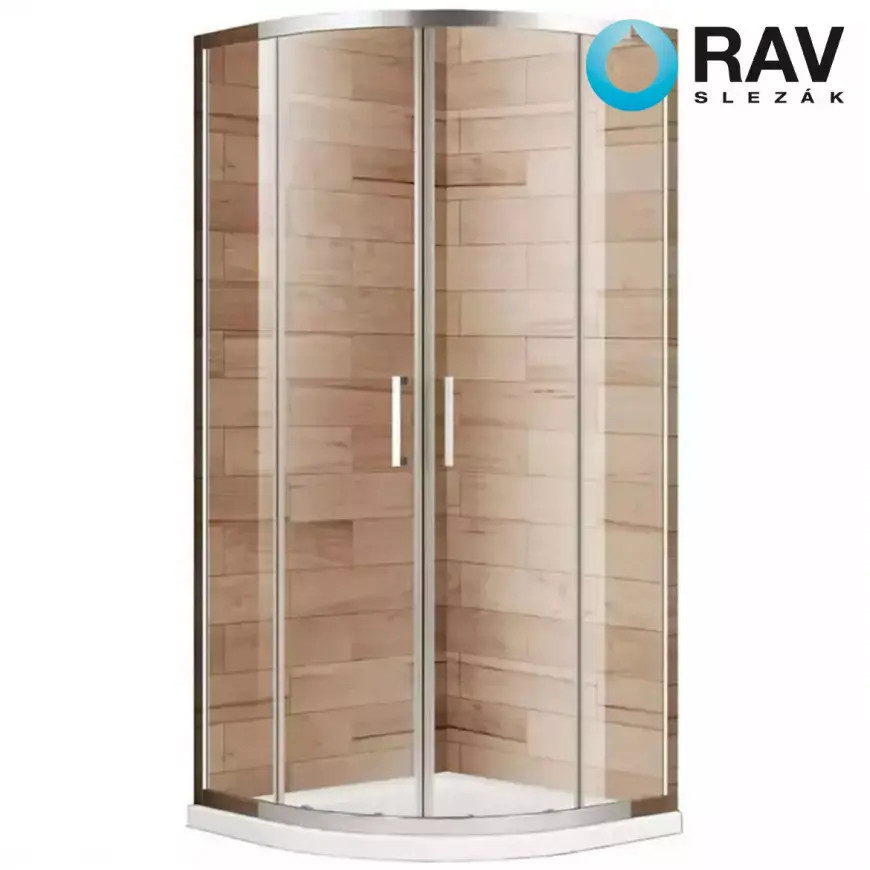 RAV-SLEZÁK Sprchový kout Virtus 90x90x195 čiré-chrom