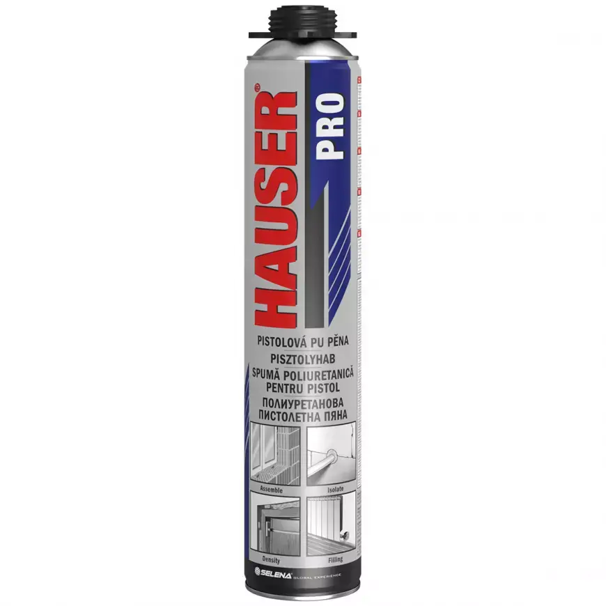 HAUSER PRO montážní PU pěna pistolová 650 ML