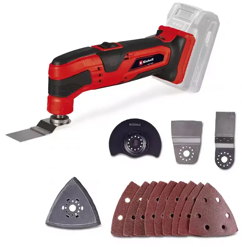 Akumulátorové multifunkční nářadí TC-MG 18 LI-SOLO + startovací sada Power X-Change 18 V / 2,5 AH