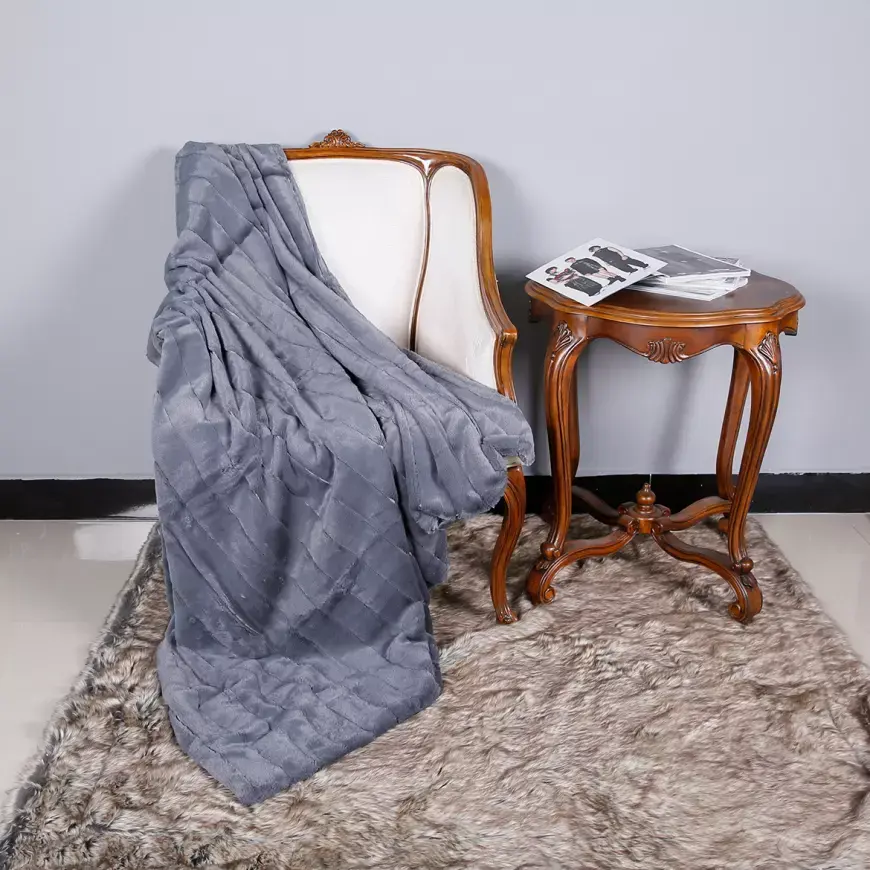Deka Adelia 70x140 tmavě šedá