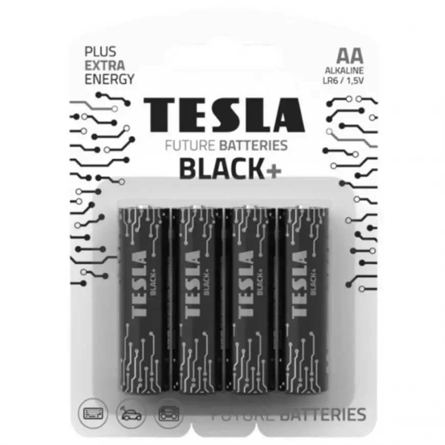 Baterie Tesla Black+ AA (LR06/tužkové) 4ks