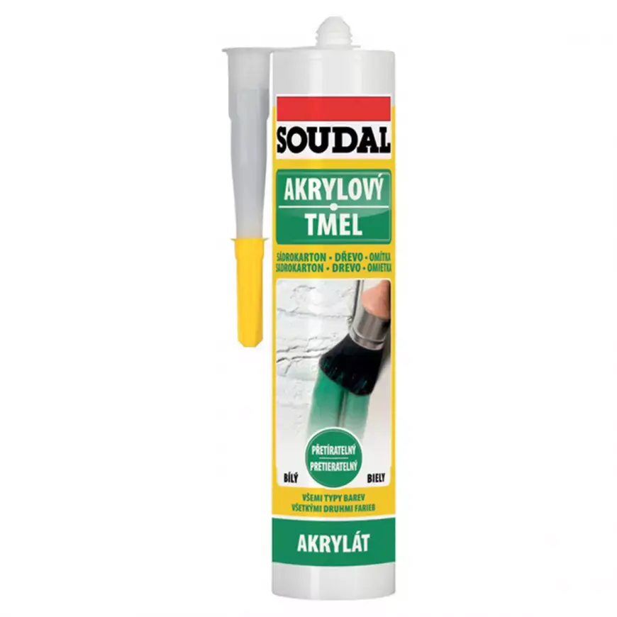 SOUDAL Akrylový tmel bílý 280 ml