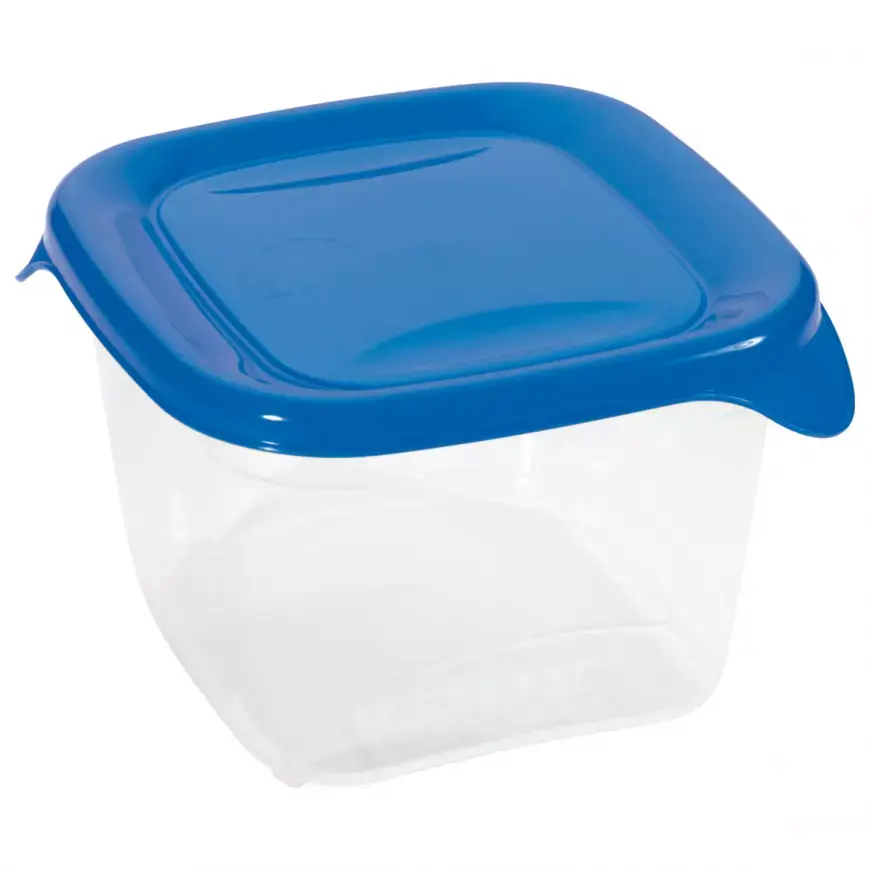 CURVER - Dóza 1,2l FRESH & GO transparentní s modrým víčkem