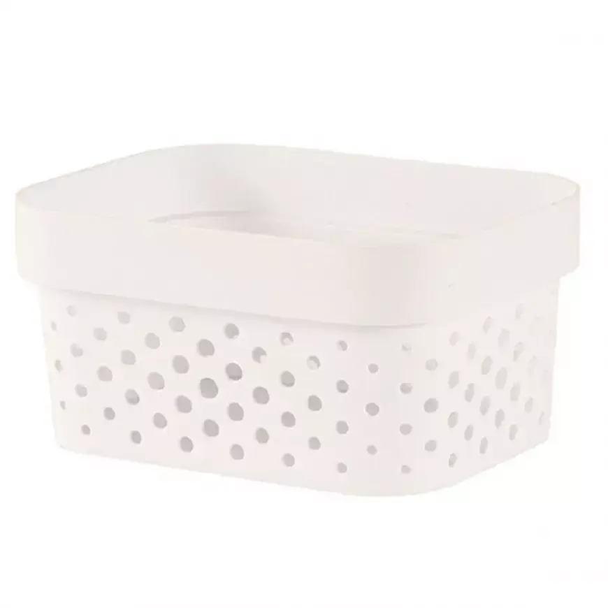 Curver Infinity 252511 Box 1,4 L, bílý děrovaný