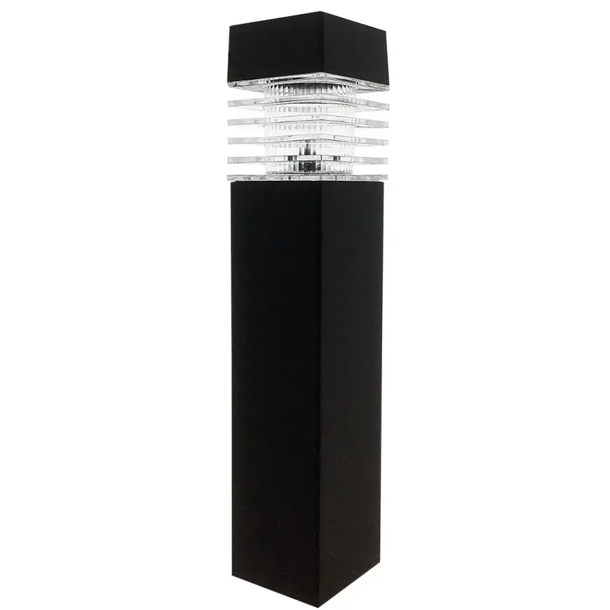 Solární zahradní lampa Trixline, černá