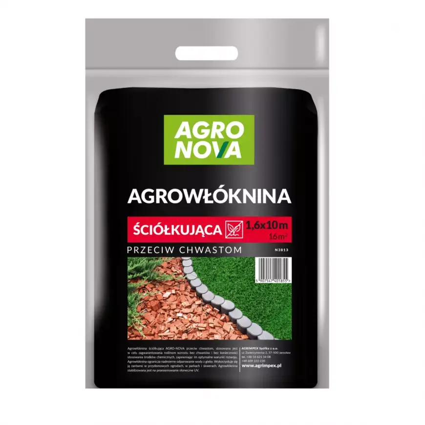 Netkaná textilie mulčovací hobby Agro-Nova 1,6x10 m