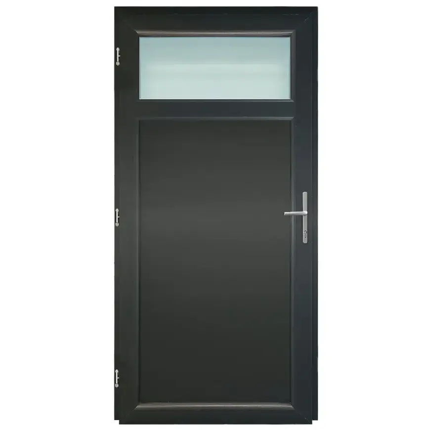 Vchodové dveře Economy D17 98x198x6 90L antracit