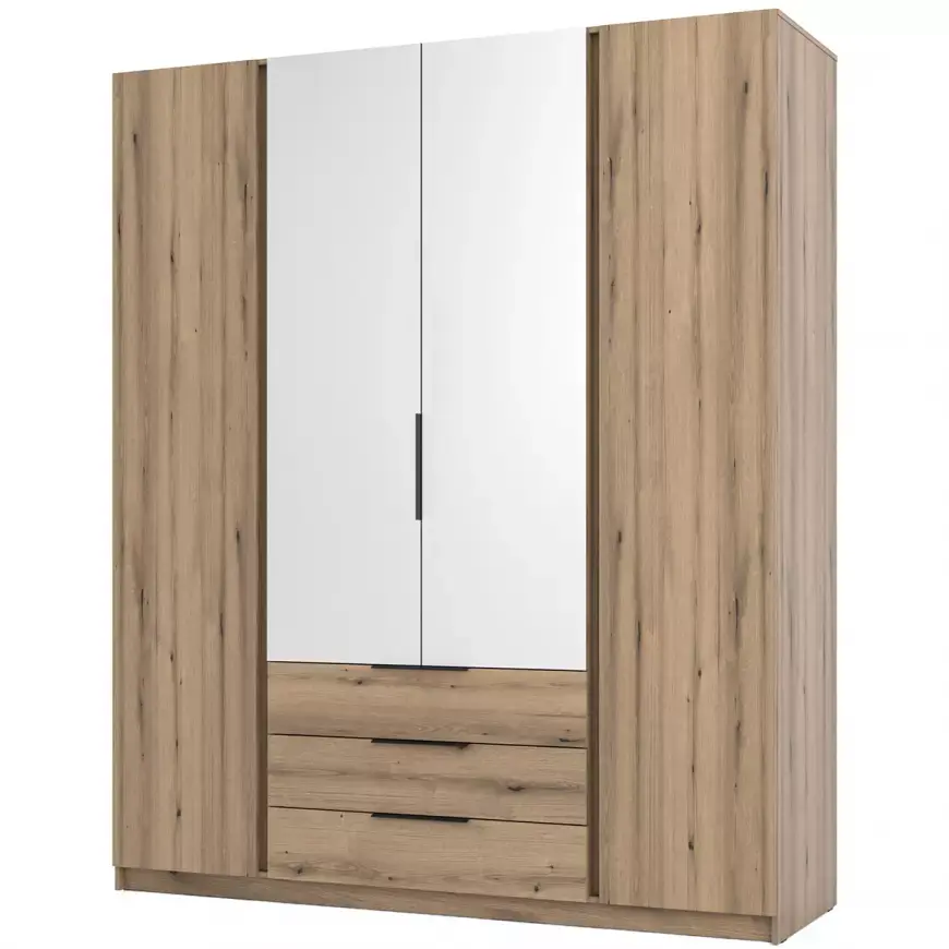 Šatní skříň Kaja EV/EV 2F 2 Zrcadlo 3S