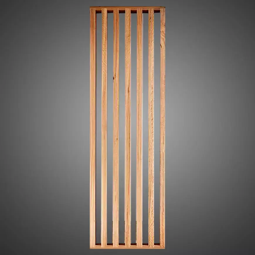 3D lamelový panel MDF natural 600x2650mm