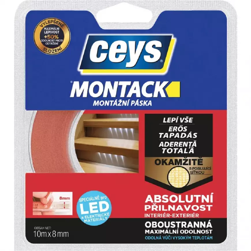 CEYS Montážní oboustranná páska Monta 10 m