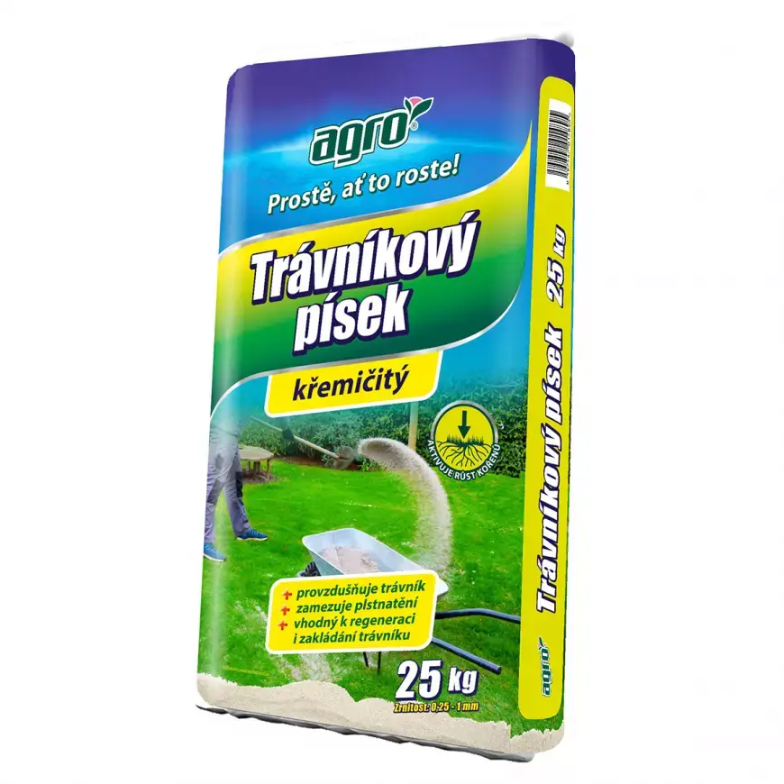 AGRO Trávníkový písek 25 kg