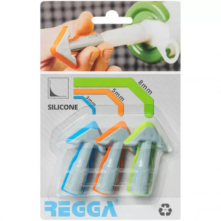 Aplikační špičky na silikon Regga 3,5,8 mm oblé
