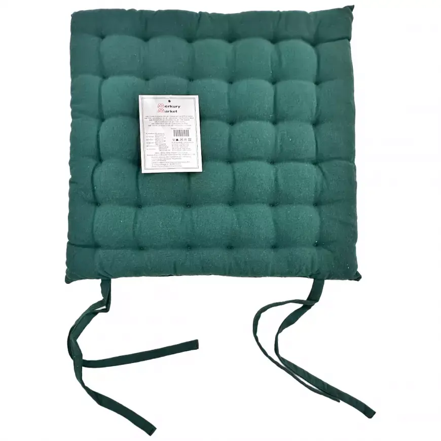 Podsedák na židli SSE-JBT-1008 40x40 cm lahvově zelený