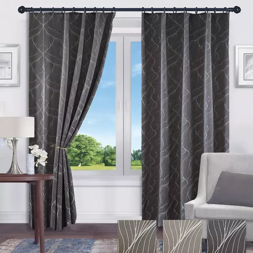 Závěs na pásce CELINA HM24399 135x250 šedý