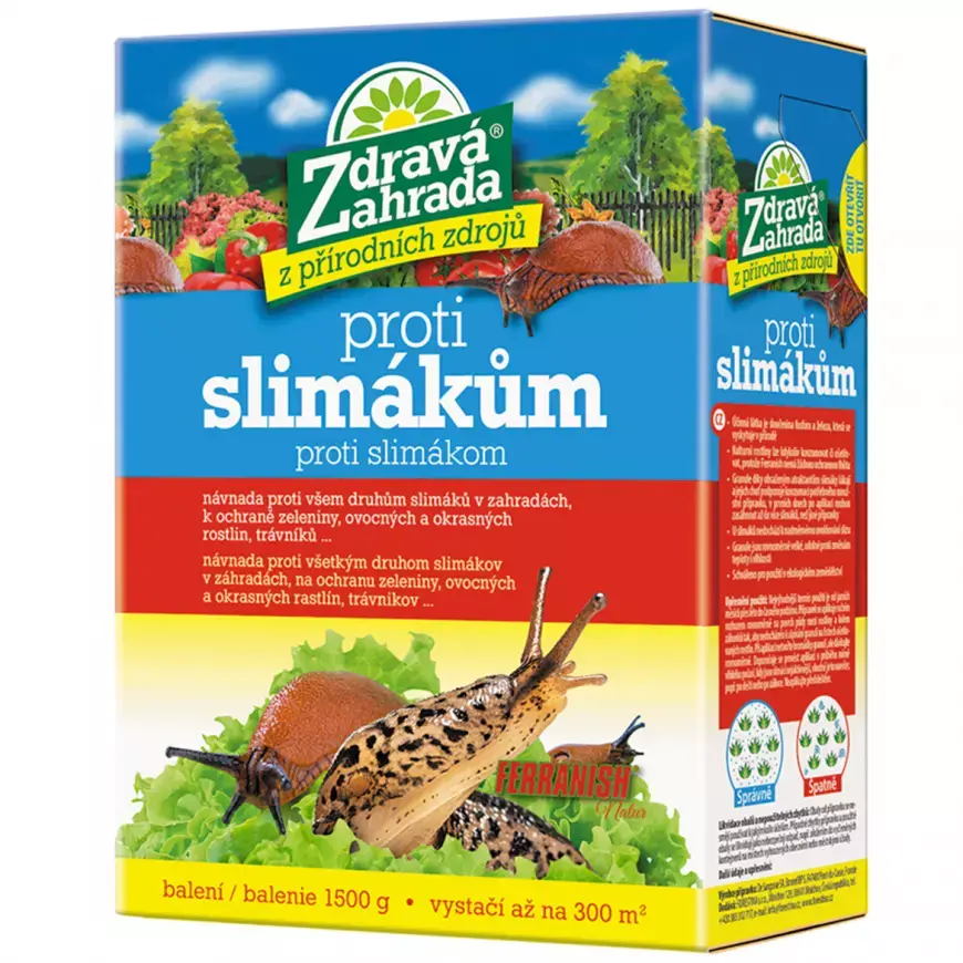 Zdravá Zahrada - proti slimákům 1500 g (ferranish natur)