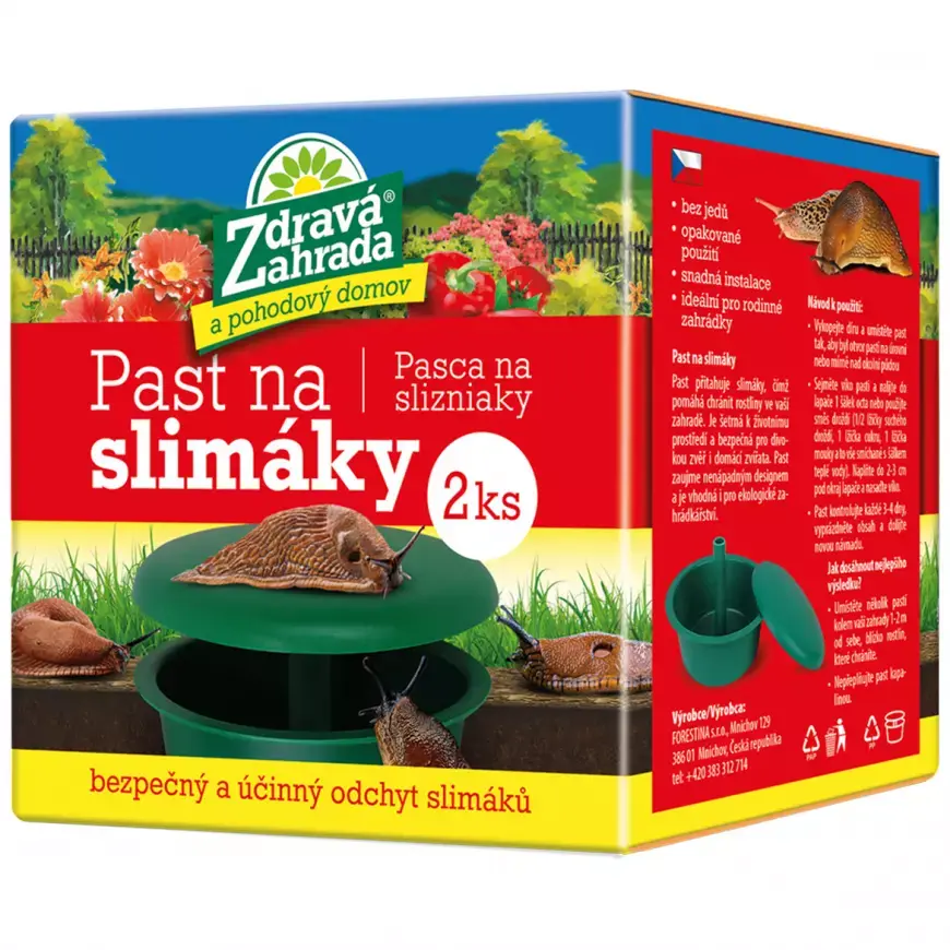 Zdravá zahrada - Past na slimáky 2ks
