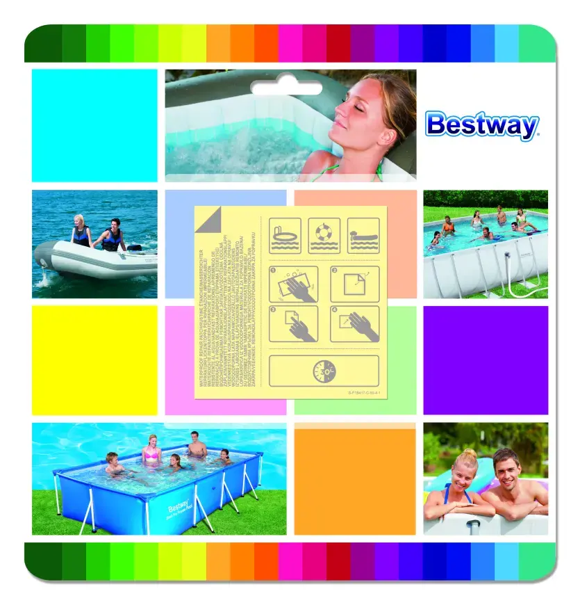 Sada záplat na bazény 62091