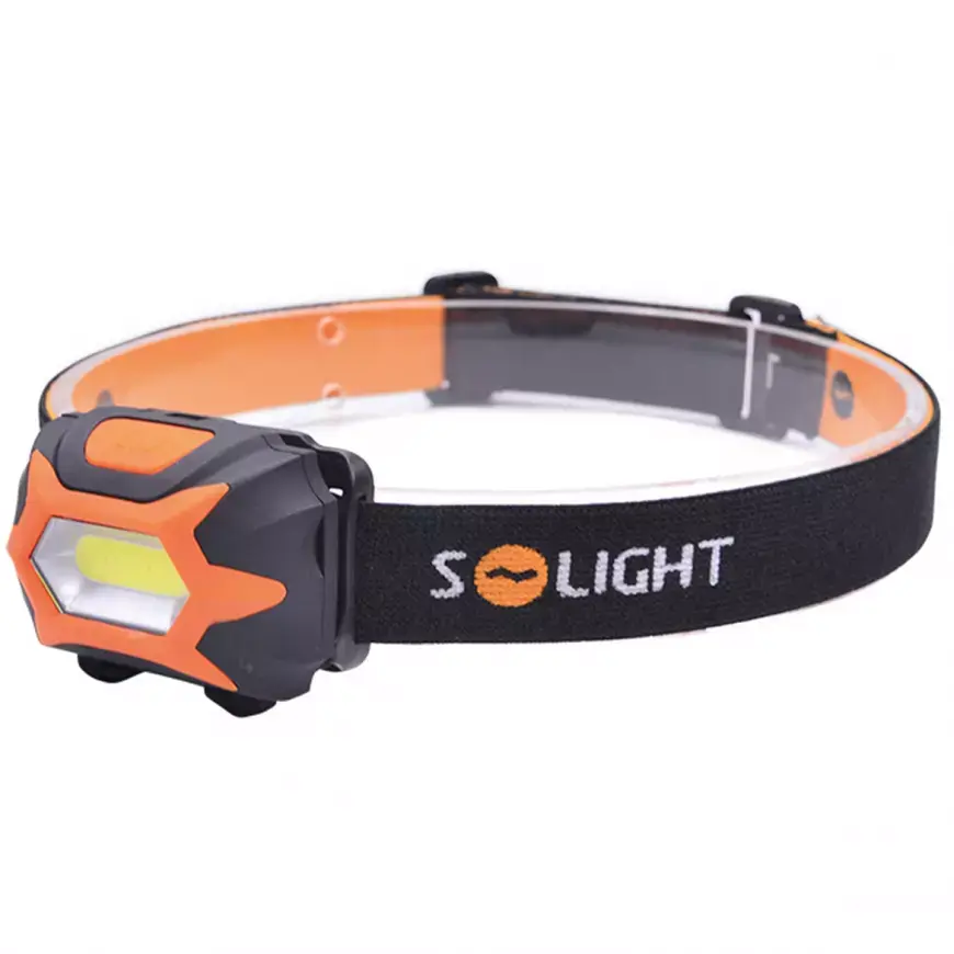Čelová LED COB svítilna - čelovka, 3W, 150 lm, bateriová