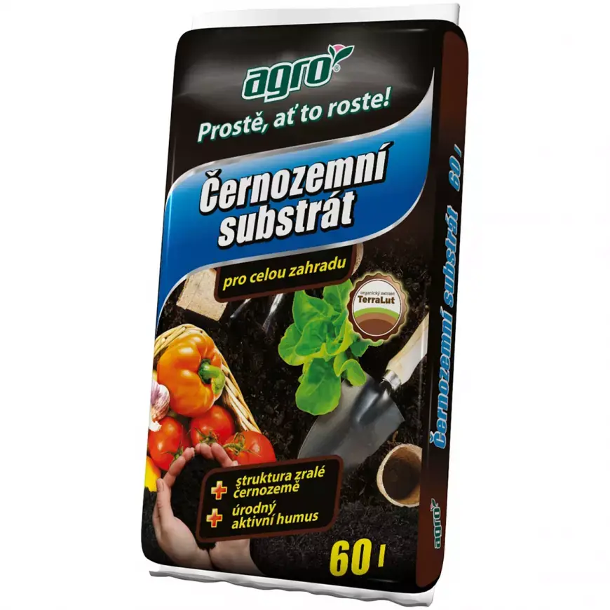 AGRO CS AGRO Černozemní substrát pro celou zahradu 60 l
