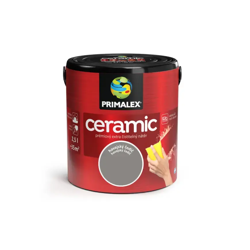 PRIMALEX Vnitřní malířský nátěr Ceramic Havajský čedič 2,5 l