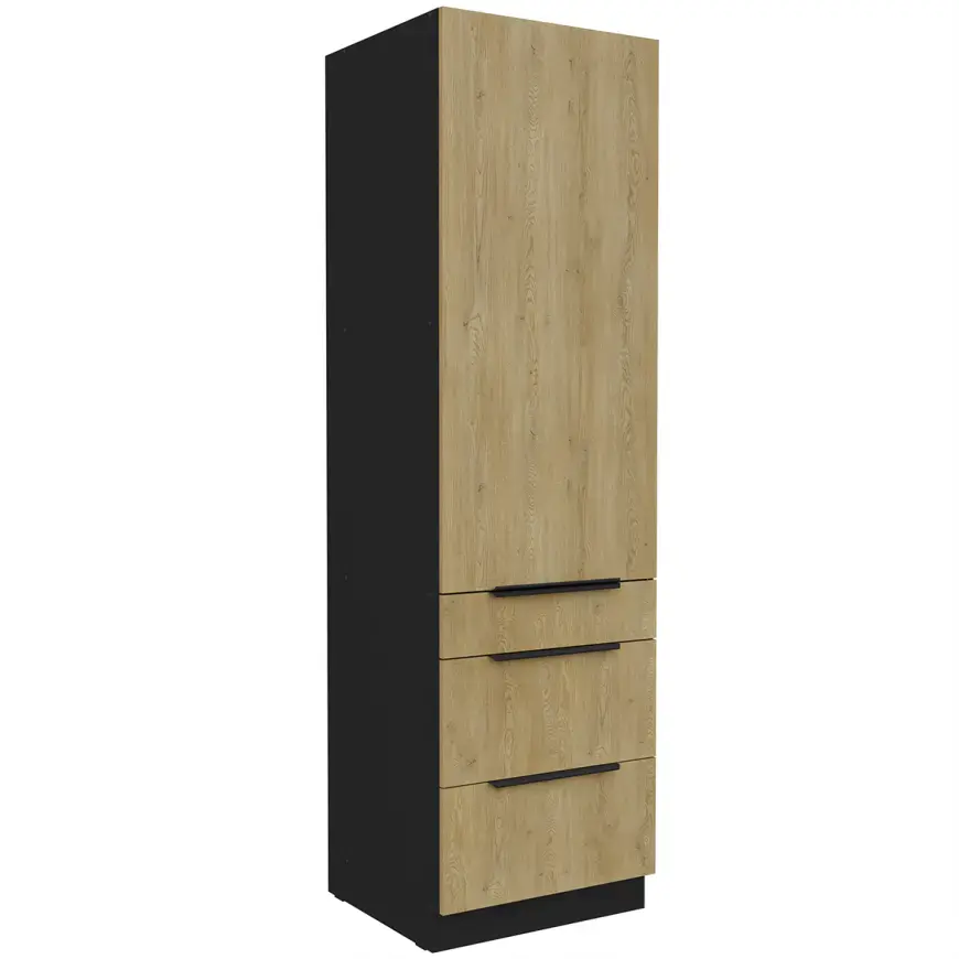 Kuchyňská skříňka Cremona Bl 60dks-210 1f 3s