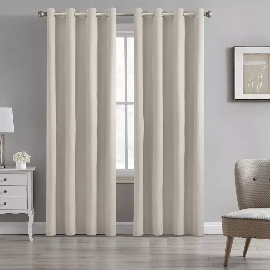 Závěs na kroužcích BLT 312/3/1 BLACKOUT 140x250 béžový