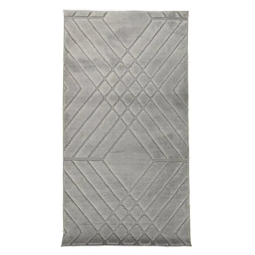 Koberec Mary Microfiber 0,8/1,5 Mrd-852 stříbrný