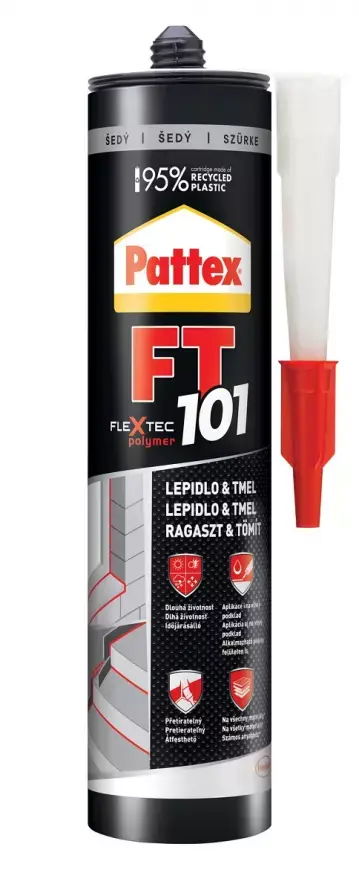 Henkel Pattex FT 101 lepící tmel šedý 280ml