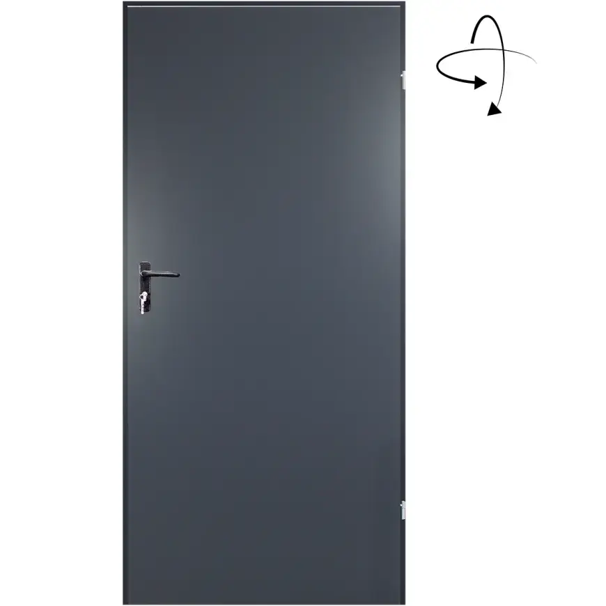 Technické dveře T43 70 antracit