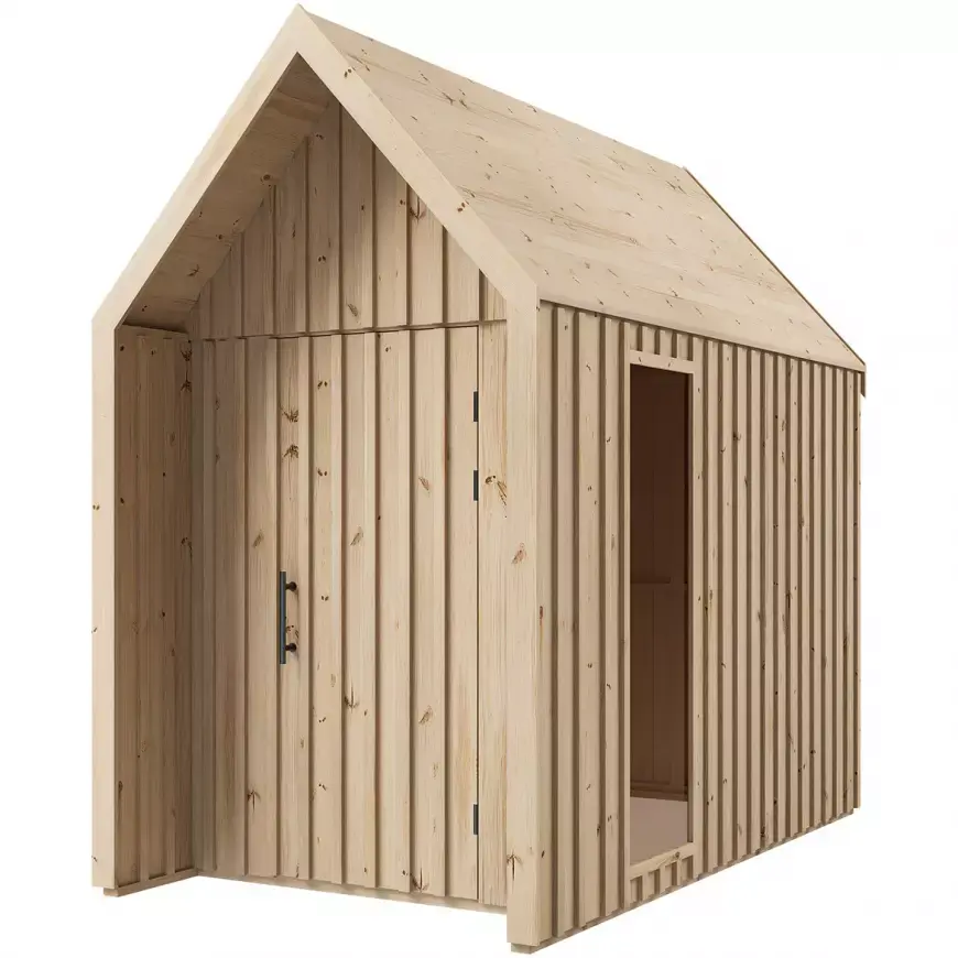 Zahradní domek Swedish Barn 1622 přírodní V2