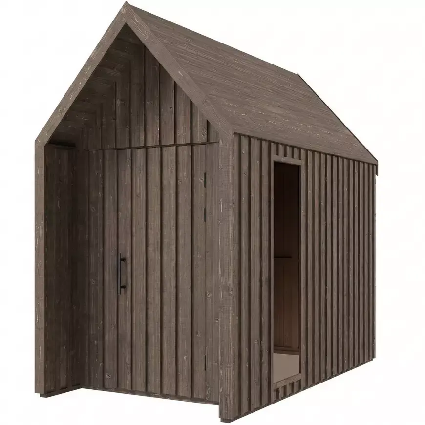 Zahradní domek Swedish Barn 1622 hnědý V2
