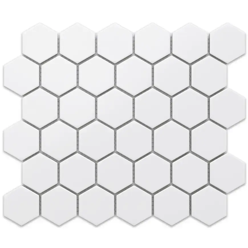 Mozaika Heksagon White Mat Big 27.7/32.3