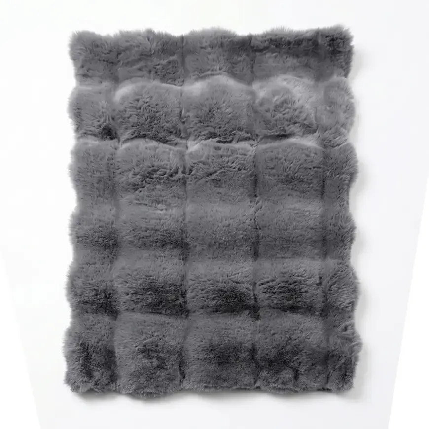 Koberec Rabbit Fur Big Bubble 0,8/1,5 Sm215 šedý